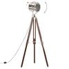 vidaXL Lampadaire &agrave; tr&eacute;pied bois de manguier massif 180 cm