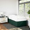 vidaXL Cadre de lit sans matelas vert fonc&eacute; 90x190 cm velours