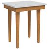 vidaxl Tabouret de coiffeuse FAUSKE Blanc 40 x 33 x 45 cm
