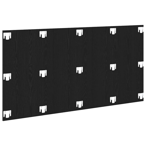 vidaXL Tête de lit Chêne noir 160 x 1,5 x 80 cm Bois d'ingénierie