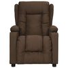 vidaXL Fauteuil Marron Tissu