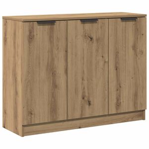 vidaXL Buffet ch&ecirc;ne artisanal 90,5x30x70 cm bois d'ing&eacute;nierie