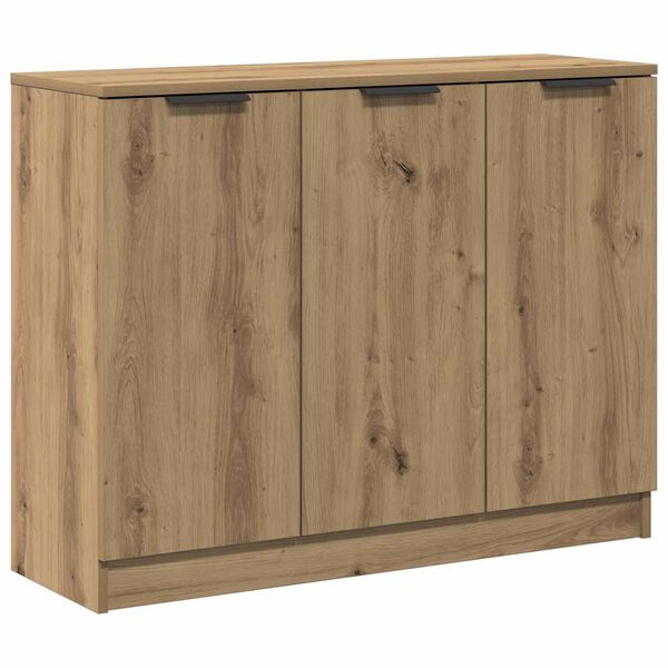 vidaXL Buffet ch&ecirc;ne artisanal 90,5x30x70 cm bois d'ing&eacute;nierie