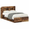 vidaXL Cadre de lit avec rangement Bois ancien 120 x 200 cm