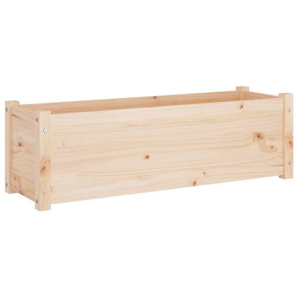 vidaXL Jardinières 2 pcs 100x31x31 cm bois de pin massif