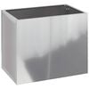 vidaXL Cache-pot de jardin Acier galvanis&eacute; 50 x 32 x 40 cm