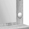 vidaXL Table de Toilette avec étagère Gris Sonoma 75,5 x 41 x 135 cm