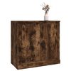 vidaXL Buffet ch&ecirc;ne fum&eacute; 70x35,5x67,5 cm bois d'ing&eacute;nierie