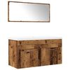 vidaXL Ensemble de meubles salle de bain 3 pcs bois d'ing&eacute;nierie