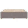 vidaXL Cadre de lit sans matelas taupe 180x200 cm tissu