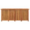vidaXL Bo&icirc;te de rangement de jardin 175x80x75 cm bois massif d'acacia