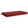 vidaXL Coussin d&rsquo;assise SOEST 100 % polyester Rouge 120 x 80 x 10 cm