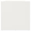vidaXL Jardini&egrave;re blanc 62x30x29 cm acier