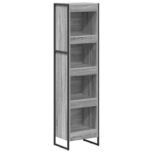 vidaXL Biblioth&egrave;que 40 x 30 x 155 cm Bois d'ing&eacute;nierie Gris Sonoma