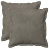 vidaXL Coussin avec oreiller HOUTEN 2 pc Gris clair Fl&oslash;jl