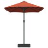 vidaXL Parasol de jardin Terre cuite 385 x 209 x 244 cm Polyester