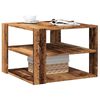 vidaXL Table basse vieux bois 58x58x40 cm bois d'ing&eacute;nierie