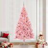 vidaXL Sapin de Noël artificiel pré-éclairé Rose 240 cm PVC