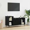 vidaXL Meuble TV Ch&ecirc;ne noir 100 x 35 x 55 cm Bois d'ing&eacute;nierie