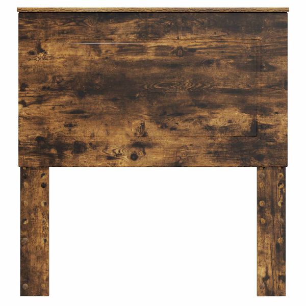 vidaXL T&ecirc;te de lit Ch&ecirc;ne Fum&eacute; Bois d&rsquo;ing&eacute;nierie