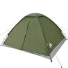 vidaXL Tente de camping &agrave; d&ocirc;me 4 personnes vert olive imperm&eacute;able