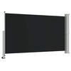 vidaXL Auvent lat&eacute;ral r&eacute;tractable de patio 140 x 300 cm Noir