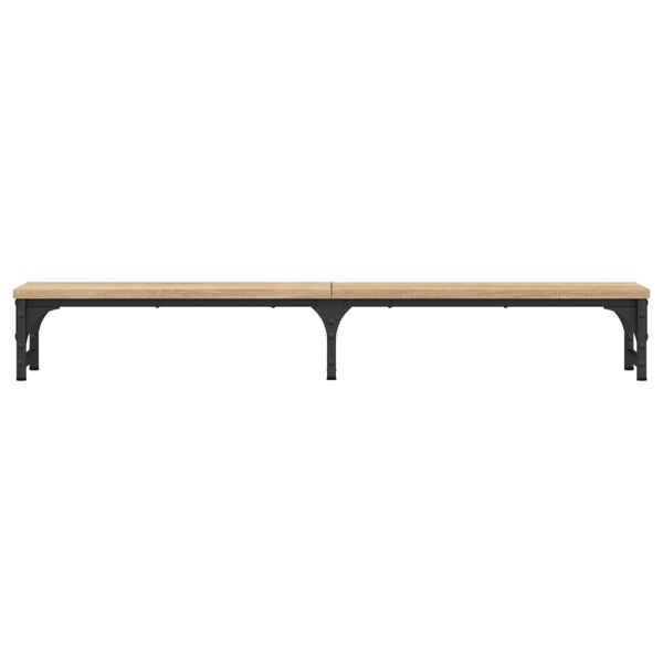 vidaXL Support de moniteur ch&ecirc;ne sonoma 105x23x15,5 cm bois ing&eacute;nierie
