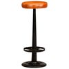 vidaXL Chaises de bar lot de 2 cuir v&eacute;ritable