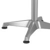 vidaXL Table de bar d’extérieur réglable en hauteur aluminium