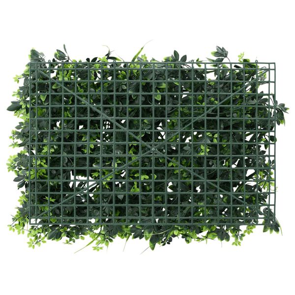&nbsp;vidaXL Cl&ocirc;ture &agrave; feuilles artificielles 6 pcs vert 40x60 cm