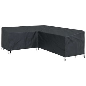 vidaXL Housse pour meubles Noir 260 x 210 x 80 cm Tissu Oxford 210D