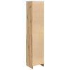 vidaXL Buffet haut ch&ecirc;ne artisanal 37,5x35x180 cm bois d'ing&eacute;nierie