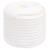 vidaXL Corde utilitaire polyvalente 16 mm 50 m Blanc PP