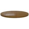vidaXL Dessus de table Marron &Oslash;60x2,5 cm Bois de pin massif