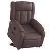 vidaXL Fauteuil inclinable marron similicuir
