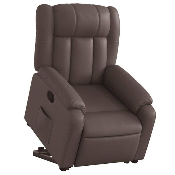 vidaXL Fauteuil inclinable marron similicuir