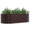 vidaXL Jardinière surélevée Marron 160 x 80 x 44 cm Acier