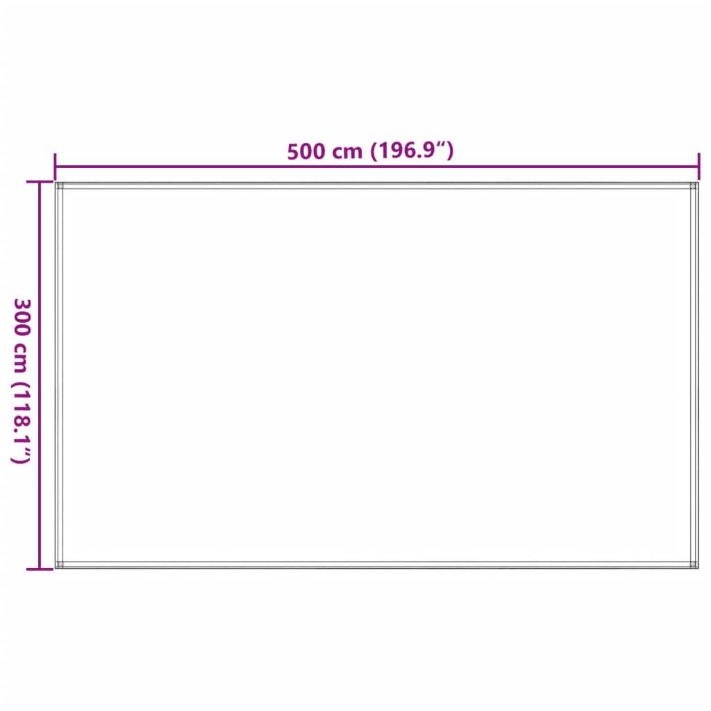 vidaXL Tapis de tente 300 x 500 cm Anthracite