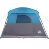 vidaXL Tente de camping de cabine 4 personnes bleu imperm&eacute;able