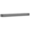 vidaXL Lit sur&eacute;lev&eacute; de jardin Acier galvanis&eacute; Anthracite