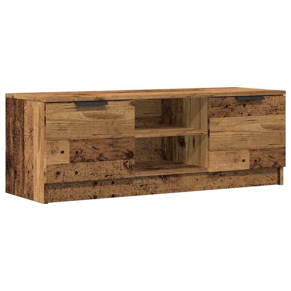 vidaXL Meuble TV vieux bois 102x35x36,5 cm bois d'ing&eacute;nierie