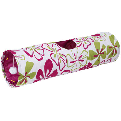 Kerbl Tunnel pour chats Flower 25 x 90 cm 82638