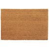 vidaXL Tapis de porte naturel 40x60 cm fibre de coco touffet&eacute;
