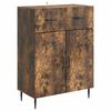vidaXL Buffet Ch&ecirc;ne fum&eacute; 66 x 34,5 x 89,5 cm Bois d'ing&eacute;nierie
