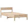 vidaXL Cadre de lit sans matelas 90x190 cm bois de pin massif