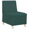 vidaXL Unit&eacute; de Sofa Modulaire Sans Accoudoirs 2 pcs Vert fonc&eacute;
