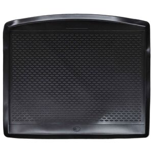 vidaXL Tapis de coffre Noir Caoutchouc