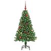vidaXL Sapin de No&euml;l artificiel Vert 150 cm PVC, Acier et Plastique