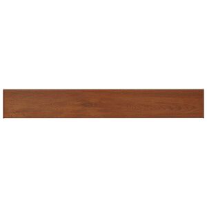 vidaXL Appui de fen&ecirc;tre Bois marron 140 x 25 x 4,5 cm PVC