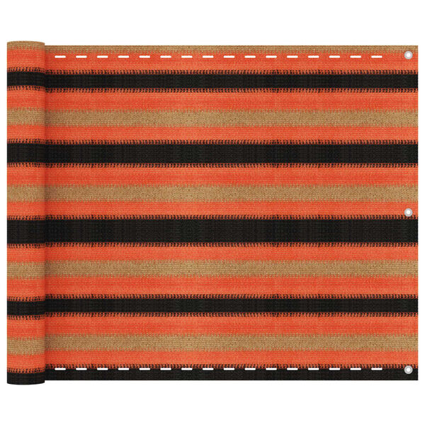 vidaXL &Eacute;cran de balcon Multicolore 75x500 cm PEHD